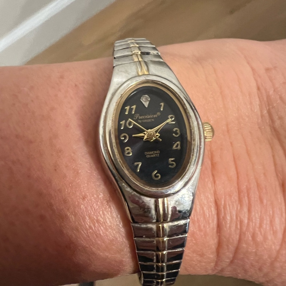 Precision Silver and Gold Watch